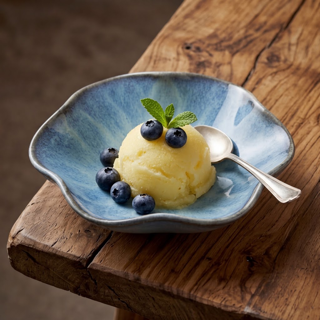 Ocean Bloom Irregular Ceramic Plate