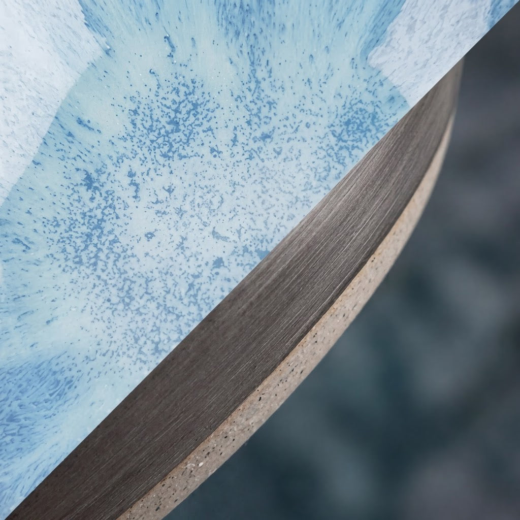 Ocean Bloom Irregular Ceramic Plate